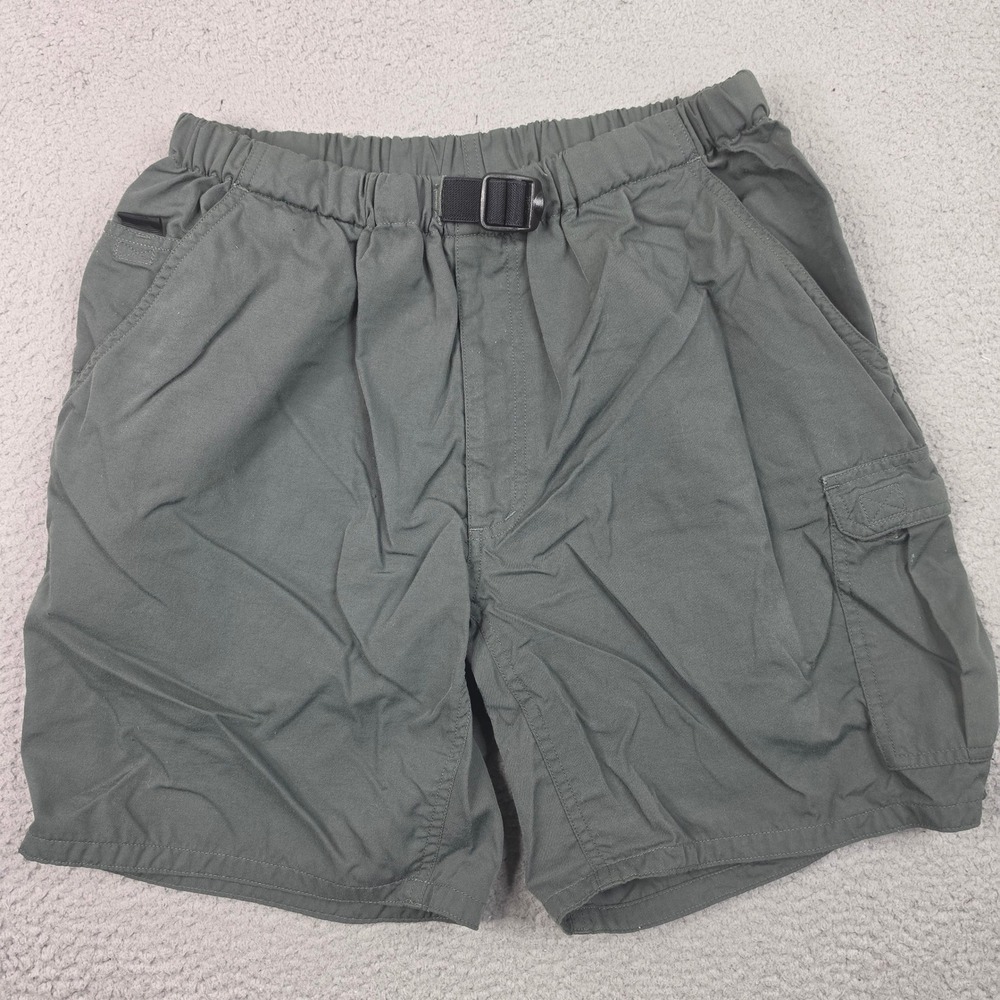 The North Face Cargo Hiking Shorts Mens Medium‎ Green Nylon Belted